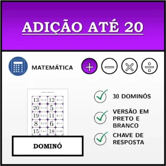 Dominó: Adição até 20