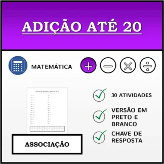 Exercício de associação: Adição até 20