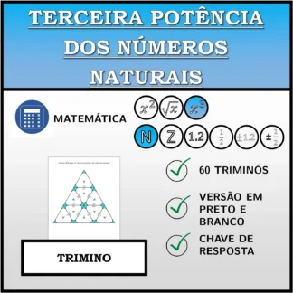 Trimino: Terceira potência dos números naturais
