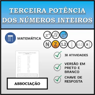 Exercício de associação: Terceira potência dos números inteiros