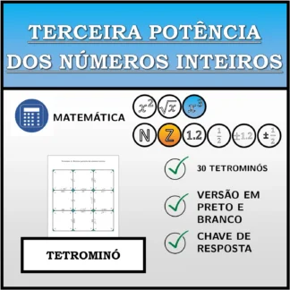 Tetromino: Terceira potência dos números inteiros