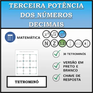 Tetromino: Terceira potência dos números decimais