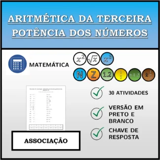 Exercício de associação: Aritmética da terceira potência dos números