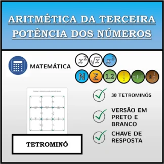 Tetromino: Aritmética da terceira potência dos números