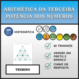 Trimino: Aritmética da terceira potência dos números