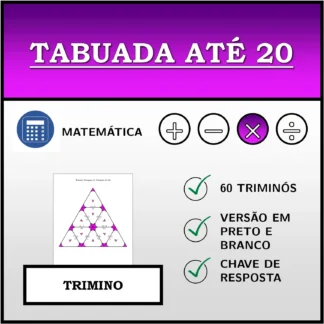 Trimino: Tabuada até 20