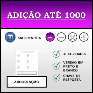 Exercício de associação: Adição até 1000