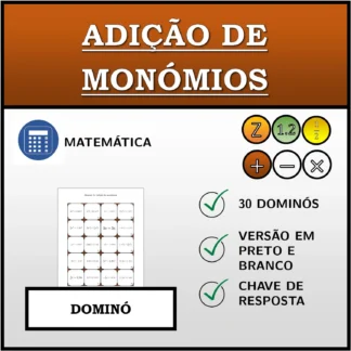 Dominó: Adição de monómios