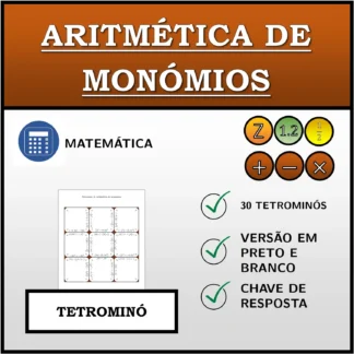 Tetromino: Aritmética de monómios