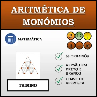 Trimino: Aritmética de monómios