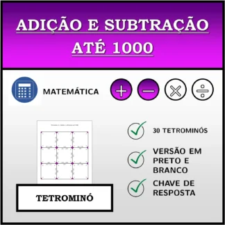 Tetromino: Adição e subtração até 1000