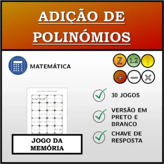 Jogo da memória: Adição de polinómios