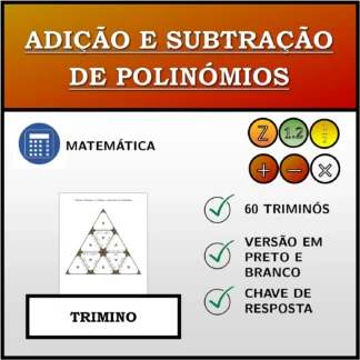 Trimino: Adição e subtração de polinómios