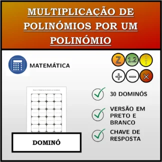 Dominó: Multiplicação de polinómios por um polinómio
