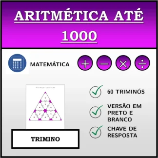 Trimino: Aritmética até 1000