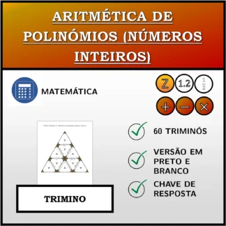 Trimino: Aritmética de polinómios (números inteiros)