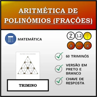Trimino: Aritmética de polinómios (frações)