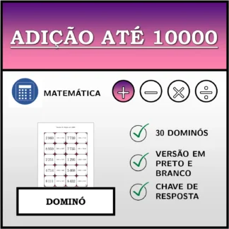 Dominó: Adição até 10000
