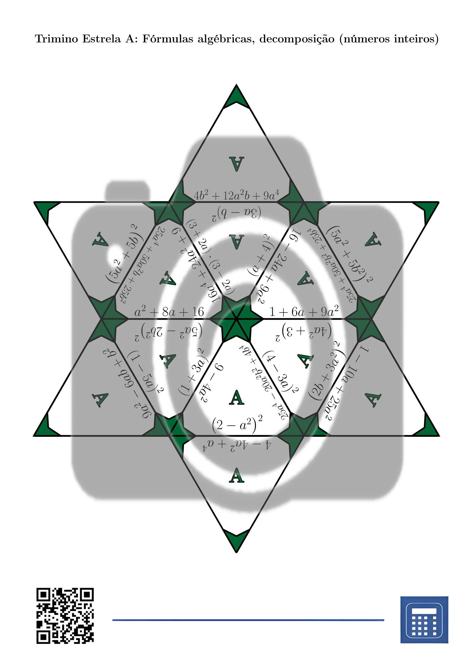 Trimino: Fórmulas algébricas, decomposição (números inteiros) - Image 4