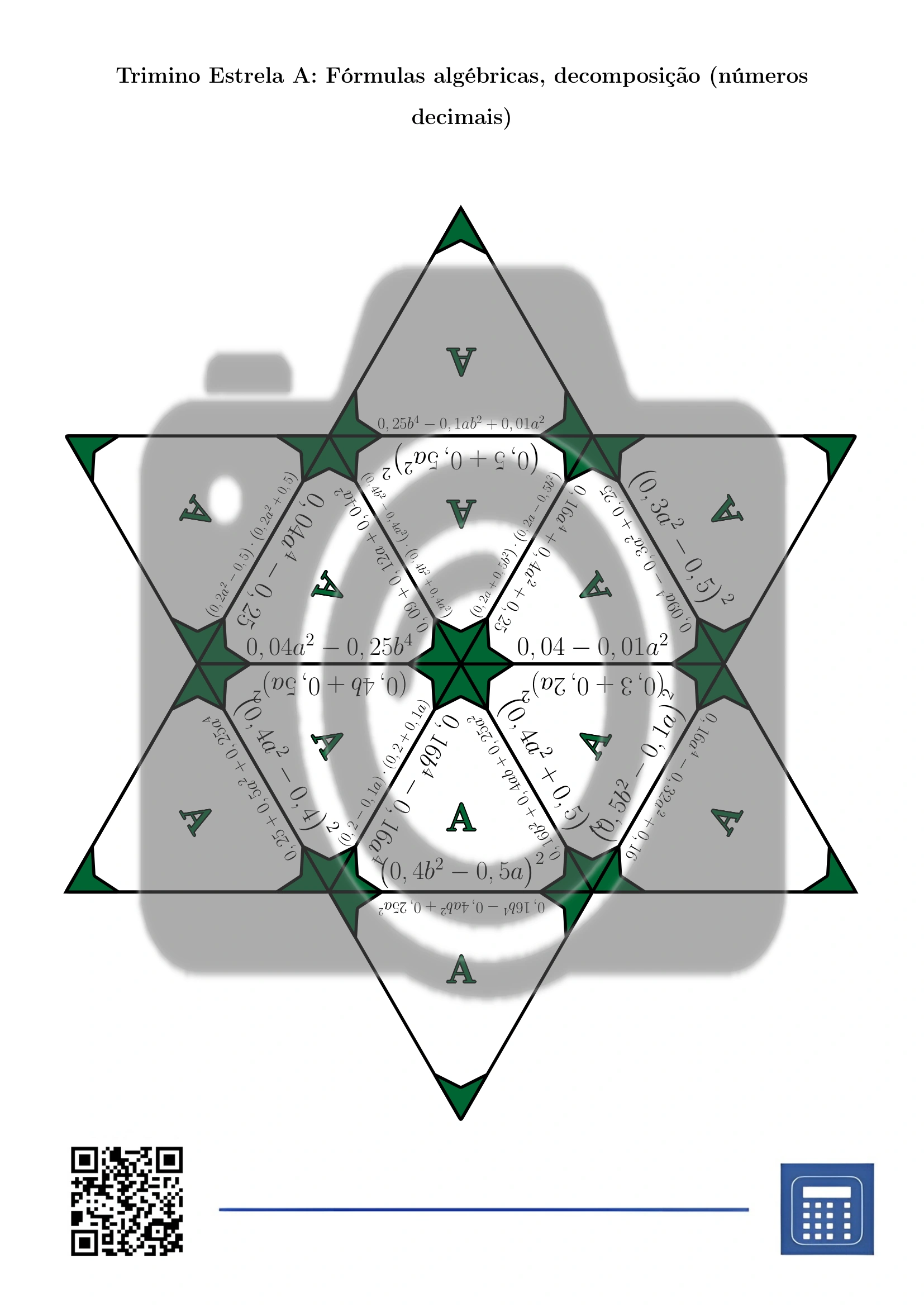 Trimino: Fórmulas algébricas, decomposição (números decimais) - Image 4