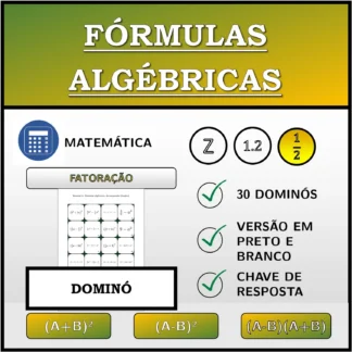 Dominó: Fórmulas algébricas, decomposição (frações)