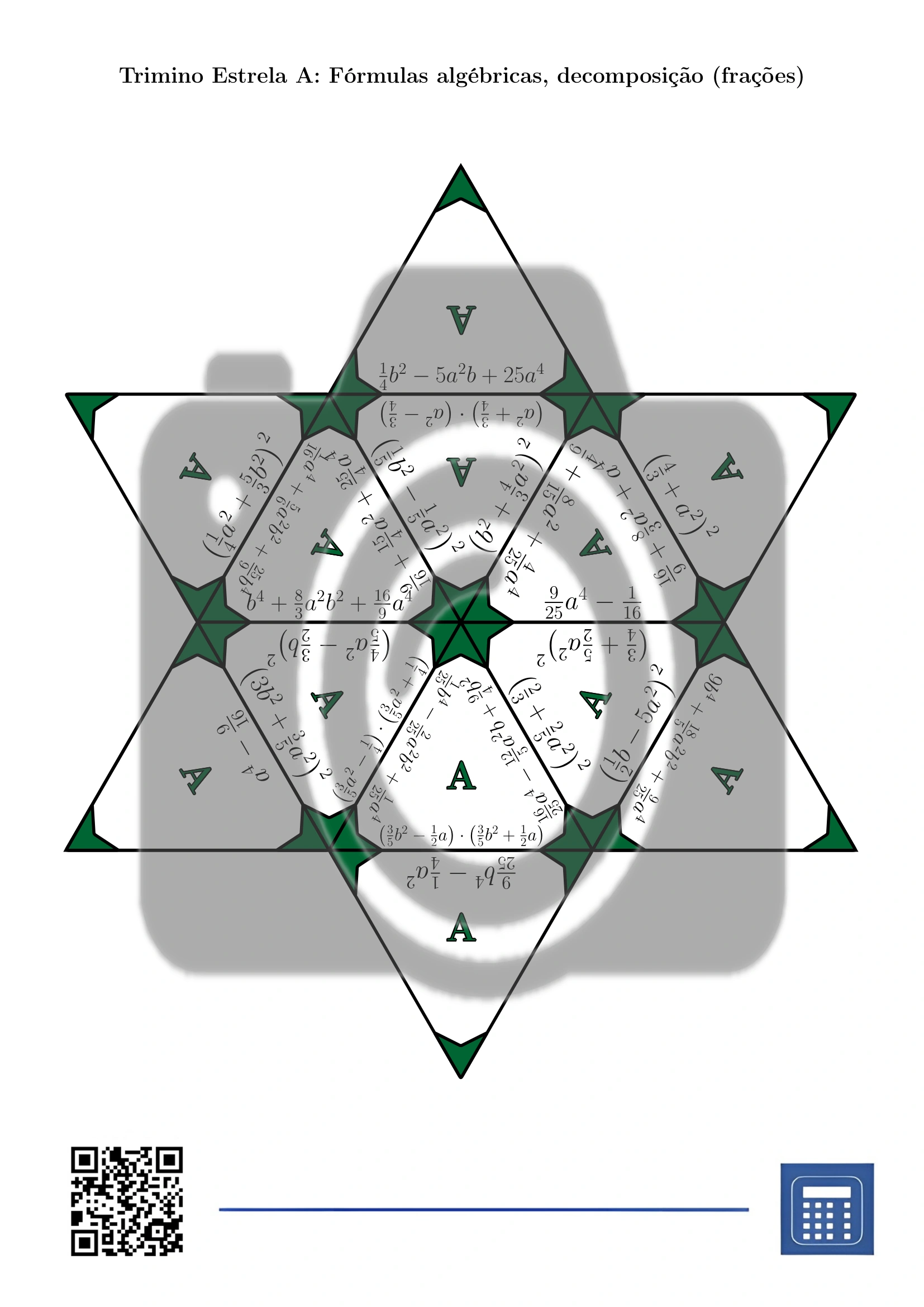 Trimino: Fórmulas algébricas, decomposição (frações) - Image 4