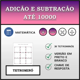 Tetromino: Adição e subtração até 10000