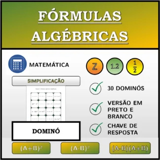 Dominó: Fórmulas algébricas, simplificação