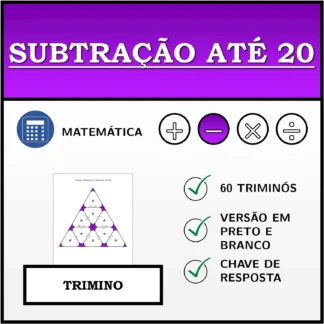 Trimino: Subtração até 20