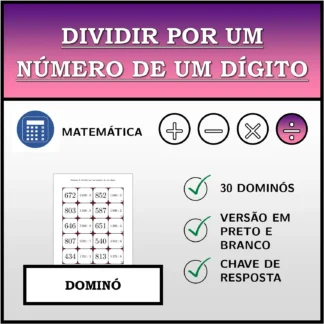 Dominó: Dividir por um número de um dígito
