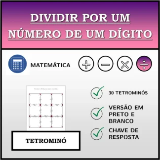 Tetromino: Dividir por um número de um dígito