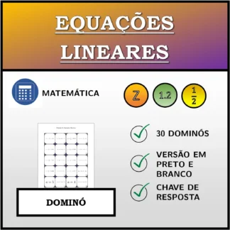 Dominó: Equações lineares