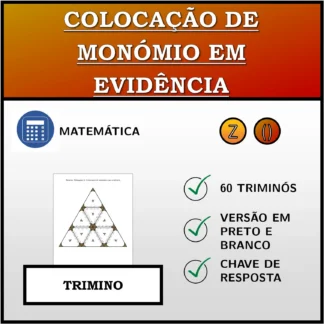 Trimino: Colocação de monómio em evidência