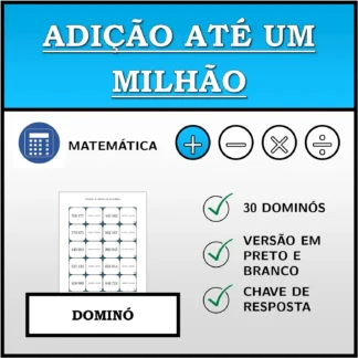 Dominó: Adição até um milhão