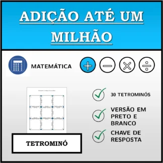 Tetromino: Adição até um milhão
