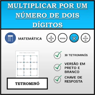 Tetromino: Multiplicar por um número de dois dígitos