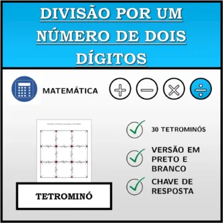 Tetromino: Divisão por um número de dois dígitos