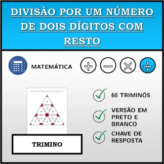 Trimino: Divisão por um número de dois dígitos com resto