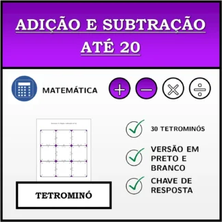 Tetromino: Adição e subtração até 20