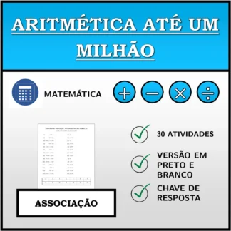 Exercício de associação: Aritmética até um milhão