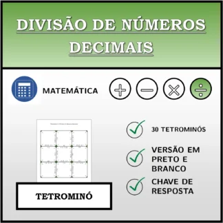 Tetromino: Divisão de números decimais