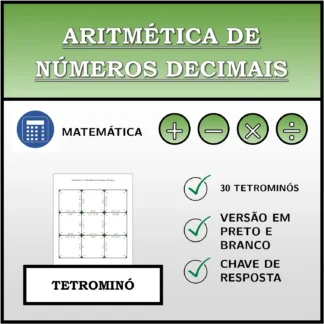 Tetromino: Aritmética de números decimais