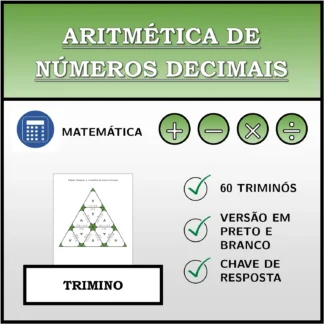 Trimino: Aritmética de números decimais