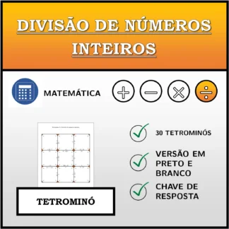 Tetromino: Divisão de números inteiros