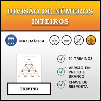 Trimino: Divisão de números inteiros