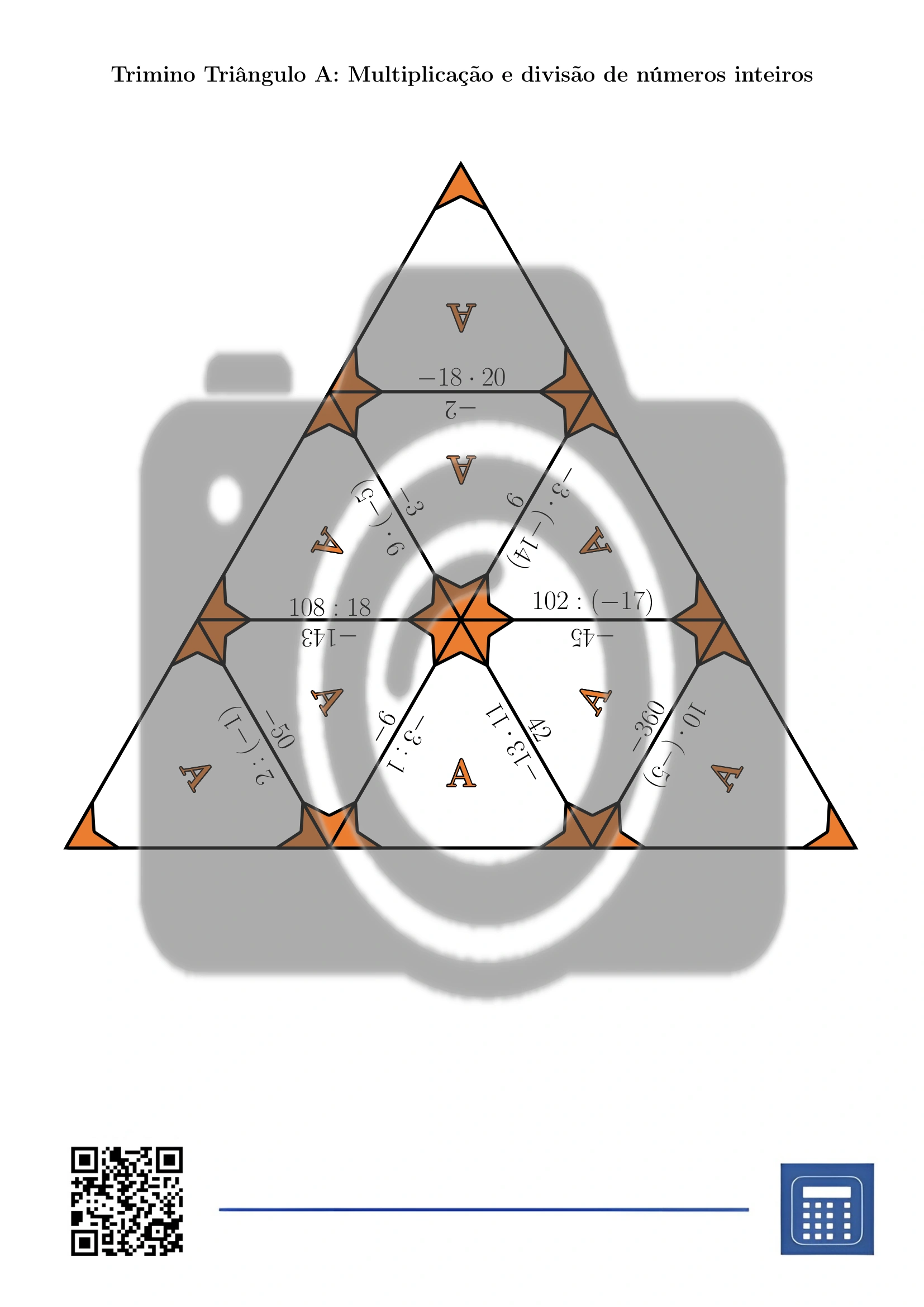 Trimino: Multiplicação e divisão de números inteiros - Image 2