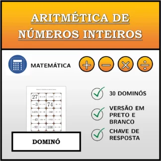 Dominó: Aritmética de números inteiros