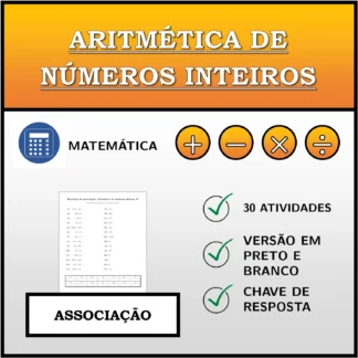 Exercício de associação: Aritmética de números inteiros