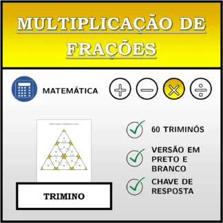 Trimino: Multiplicação de frações