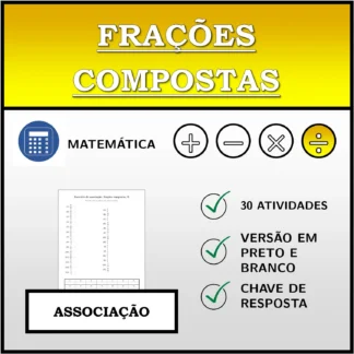 Exercício de associação: Frações compostas